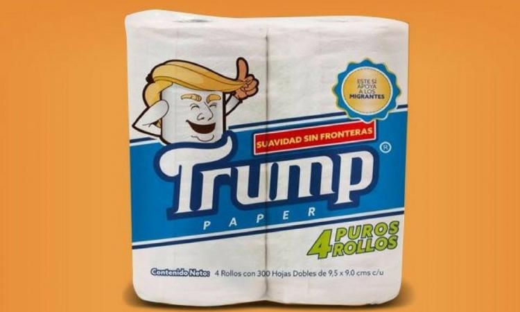 Un avocat mexicain commercialise un papier de toilette Donald Trump en guise de protestation