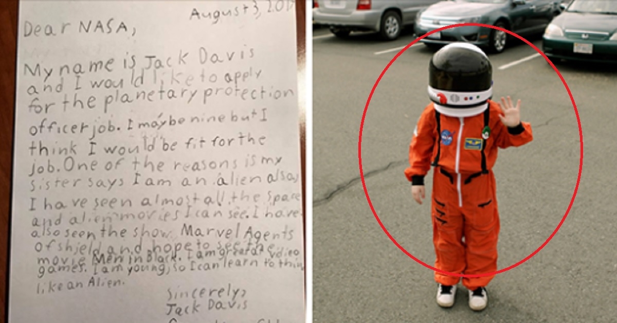 Le petit garon de 9 ans postule pour un emploi  la NASA, la rponse qu'il reoit est magique !